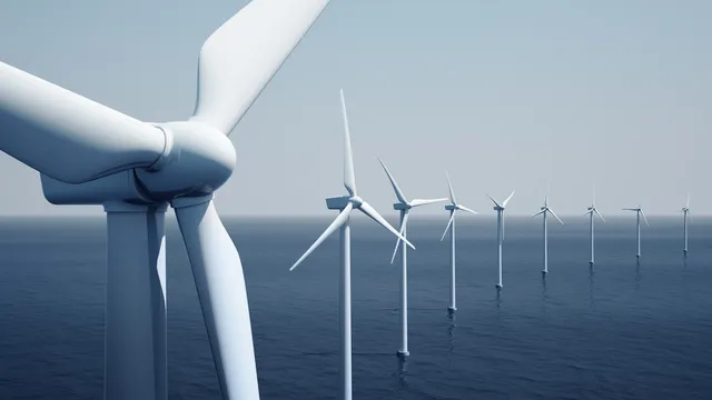 Windturbines on the ocean Adobe Stock 14240675